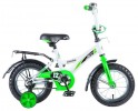Велосипед 12' NOVATRACK STRIKE белый-зелёный 123STRIKE.WTG20